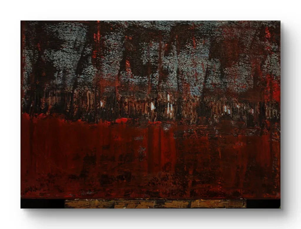 Crimson Forest Abstract